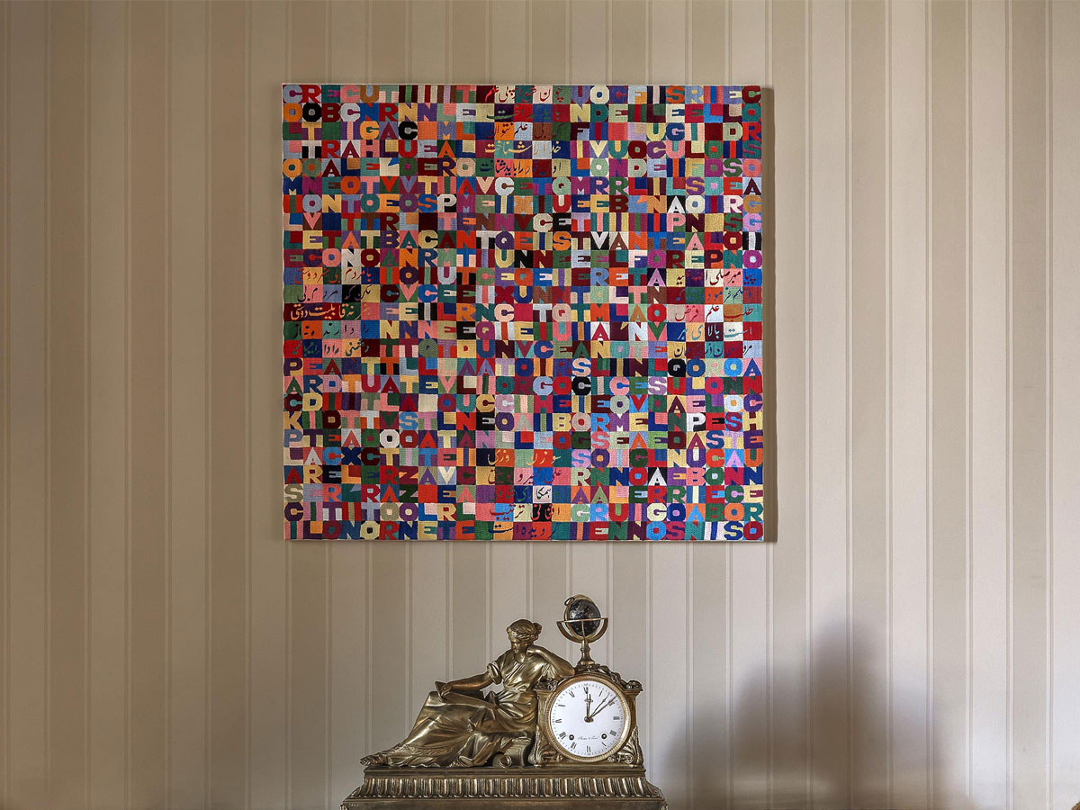 Venticinque per venticinque seicentoventicinque lettere dai cento colori Alighiero e Boetti a Roma nell’ottantanove